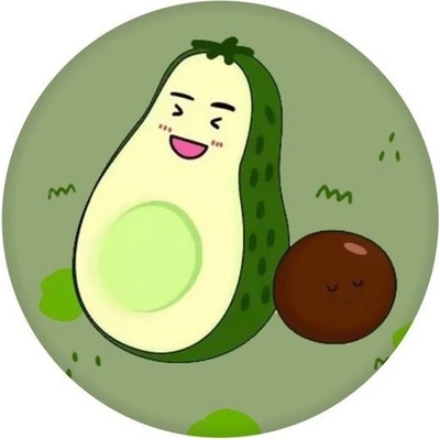 TopQ PopSocket Happy Avocado