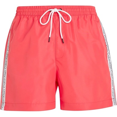 Calvin Klein Мъжки бански гащета Calvin Klein Medium Tape Swim Shorts Mens - Pink Flash XI1