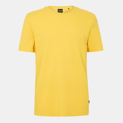 Boss Тениска Boss Men's Tiburt Bubble Structure Cotton Short Sleeve T-Shirt - Bright Yellow