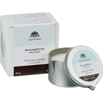 PINO Масажна свещ - кокос и мента, 60 г