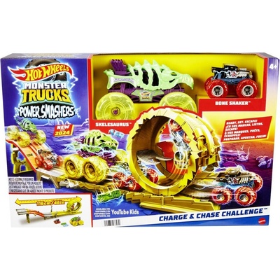 Mattel Hot Wheels MONSTER TRUCKS POWER SMASHERS DRÁHA MASÍVNE DEŠTRUKCIE