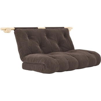 Karup Design Тъмнокафяв разтегателен диван от рипсено кадифе 135 cm Hooked - Karup Design (112410051913500)