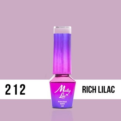 Molly Lac Gél lak RICH LILAC 212 5 ml