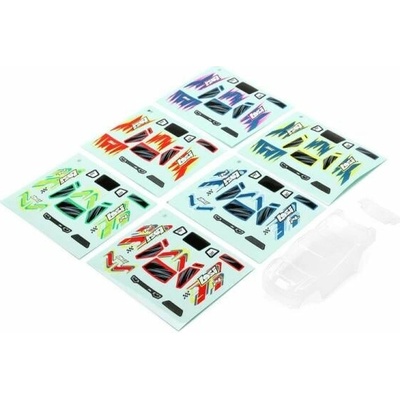 Pro-Line karoséria Axis T nenafarbená spojler samolepky: Micro-T