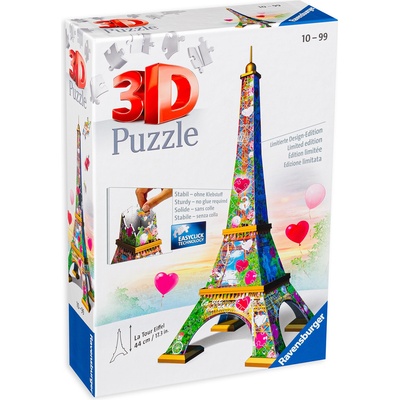 Ravensburger 3D Пъзел Ravensburger от 216 части - Айфеловата кула (11183)
