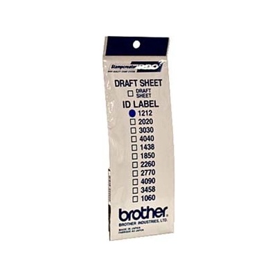 Brother Štítky pro razítka ID1212 12 x 12 mm 12 ks s průhlednou krytkou