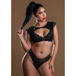 Daring Intimates Комплект сутиен Wetlook, S/M