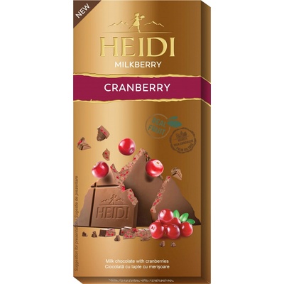 Heidi Milkberry Mléčná s brusinkami 80 g