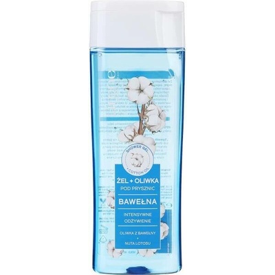 Lirene Shower Olive zjemňující sprchový gel s hydratačním účinkem Cotton Oil 250 ml