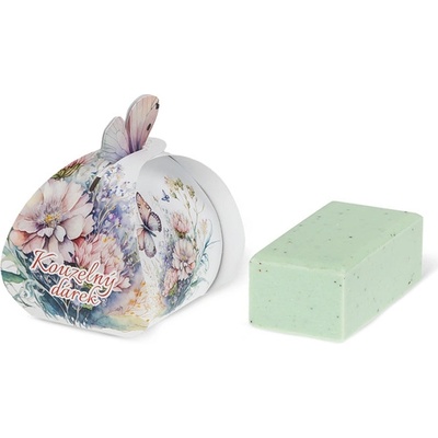 Bellatex Přírodní mýdlo 50g s arganovým olejem 50g, 8x8x6 cm růžová