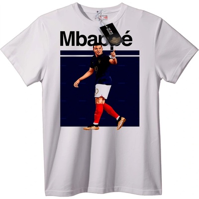 NOONEBRAND Тениска Звезда футболист Mbappé - 6XL, Black