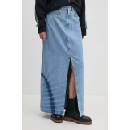 Pepe Jeans Дънкова пола Pepe Jeans MAXI SKIRT HW TIE DYE в синьо дълга със стандартна кройка PL901133 (PL901133)