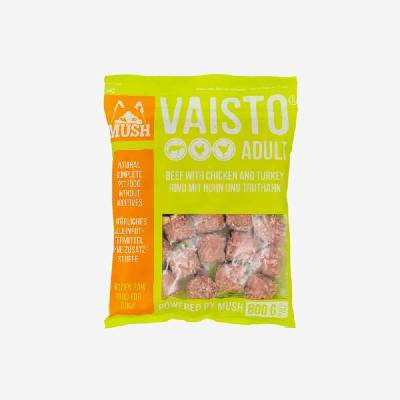 MUSH Vaisto menu zelené hovädzie morka kura 10 kg