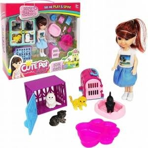 WYPRZEDAZ Doll with pets