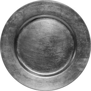 FUZHOU FUZHOU-Подложна чиния 33cm цвят СРЕБРО (JQY11-1051) (015201)