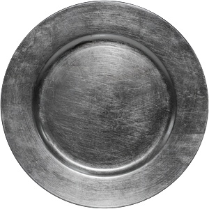 FUZHOU FUZHOU-Подложна чиния 33cm цвят СРЕБРО (JQY11-1051) (015201)