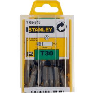 STANLEY - Комплект битове T30, 25 бр. 1-68-845 (1-68-845)