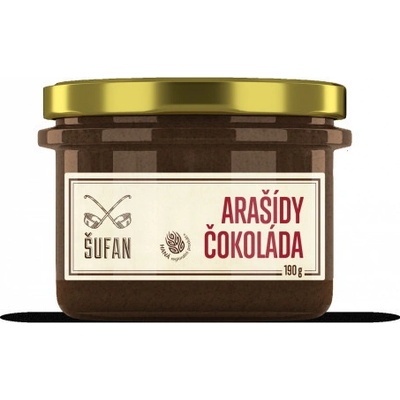 Šufan Ořechové máslo Arašídy čokoláda 190 g