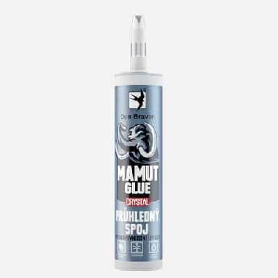 Den Braven - MAMUT GLUE Crystal, kartuša, 290 ml, transparentná