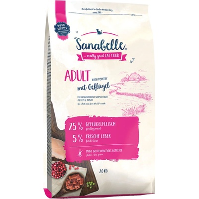 Sanabelle Adult s kuracím a čučoriedkami 2 kg