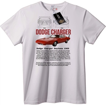 NOONEBRAND Тениска Dodge Charger 1969 - S, Black