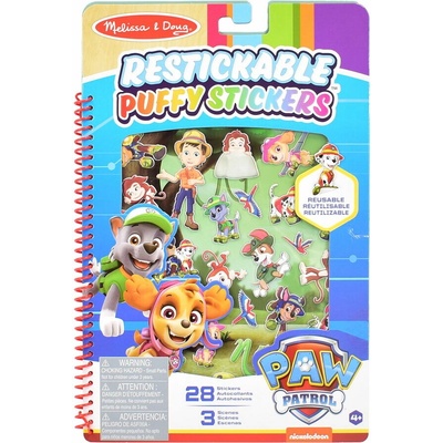 Melissa & Doug tlapková patrola kniha s puffy samolepkami džungle 2