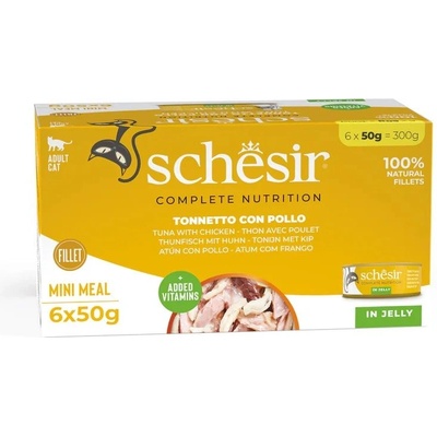 Schesir Multipack тонзия с пиле 6 x 50 г