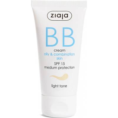 Ziaja BB krém pre mastnú a zmiešanú pleť SPF 15 Light Tone ( BB Cream ) 50 ml