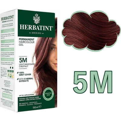 Herbatint barva na vlasy světle mahagonový kaštan 5M