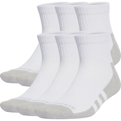 adidas Дамски чорапи Adidas Aeroready Ankle 6 Pack Socks Womens - White/Grey