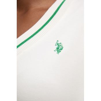 U. S. Polo Assn U. S. Polo Assn. суичър дамски с вискоза V Neck (WUP2282)