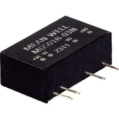 MEAN WELL MDS01M-05N DC / DC menič napätia, DPS 5 V 0.20 A 1 W Počet výstupov: 1 x