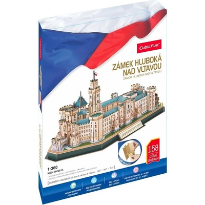 CubicFun 3D puzzle Zámek Hluboká 158 ks
