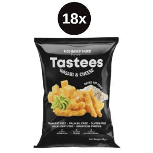 Tastees снакс уасаби и сирене 18x65g