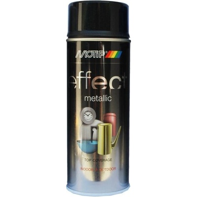 MoTip DECO Effect - Metalíza v spreji - cierna - 400 ml