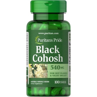 Puritan's Pride Black Cohosh 540 mg [100 капсули]