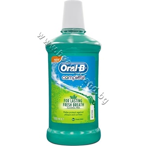 Oral-B Вода за уста Oral-B Complete, 500 ml, p/n OB-0102431 - Антибактериална вода за уста (OB-0102431)