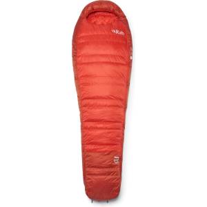 Rab Пухен спален чувал Rab Alpine 0C / 32F Down sleeping bag - Dark Horizon / Tuscan Red - размер Regular (513-1923-0112) Спален чувал