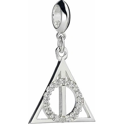 Carat Shop Strieborný prívesok Harry Potter Dary smrti s kryštálmi BHPSC002 SC