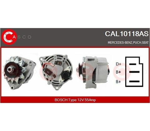 generátor CASCO CAL10118AS