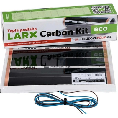 LARX Carbon Kit eco 80 W, topná fólie pro svépomocnou instalaci, délka 1,6 m, šířka 0,5 m – Zboží Živě