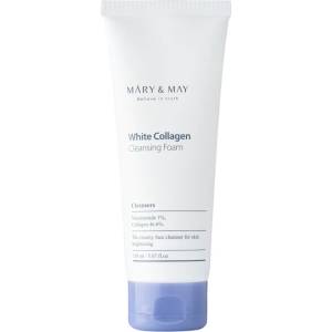 Mary & May White Collagen Cleansing Foam - Почистваща пяна за лице с колаген 150мл