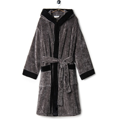 La Reina Халат за баня La Reina - Cavalier, XXL, черен (96)