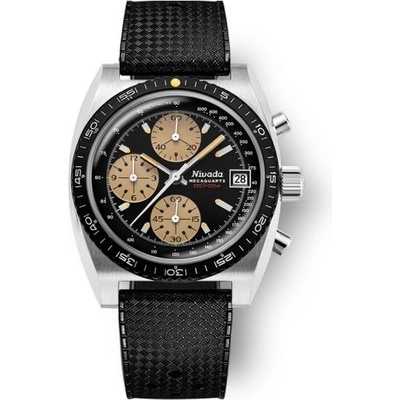 Nivada Grenchen Autochron Mecaquartz Rubber Tropic