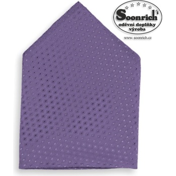 Soonrich kapesník fialový do saka kat009