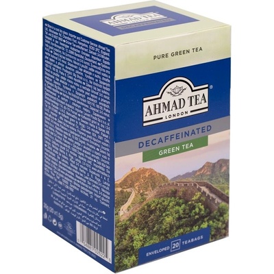 Ahmad Tea zelený čaj bez kofeinu ALU 20 x 2 g