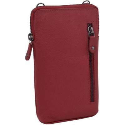 Mercucio dámská kožená crossbody kabelka červená 2511539