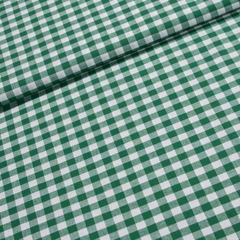 Bavlněný kanafas SOFI 1x1cm zelený, š.140cm (látka v metráži)