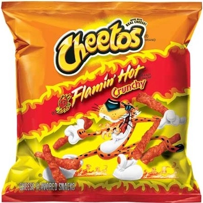 Cheetos Flamin' Hot Crunchy Cheese Křupky 35,4 g – Zbozi.Blesk.cz