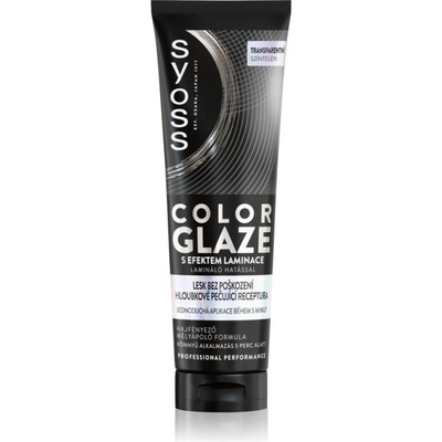 Syoss Intense Glaze Color тонираща боя за коса за блясък цвят Transparent 130ml